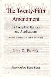 bokomslag Twenty-Fifth Amendment