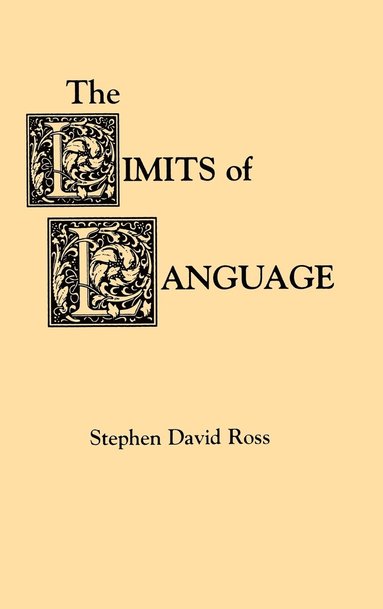 bokomslag Limits of Language