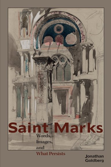 Jonathan Goldberg - Saint Marks, Inbunden