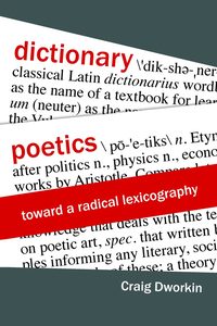 bokomslag Dictionary Poetics