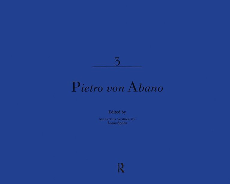 Clive Brown - Pietro Von Abano, Inbunden
