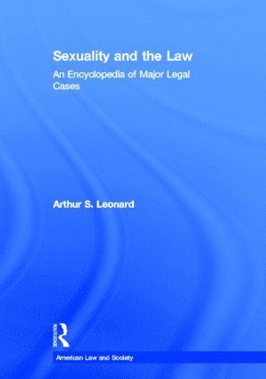 bokomslag Sexuality and the Law