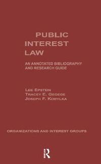 bokomslag Public Interest Law