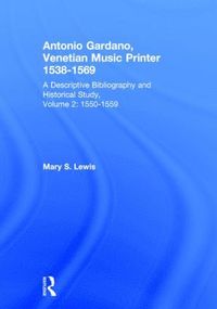 bokomslag Antonio Gardano, Venetian Music Printer, 1538-1569