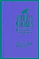 bokomslag American Murders