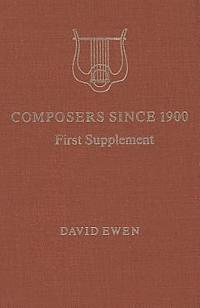 bokomslag Composers Since 1900: A Biographical and Critical Guide