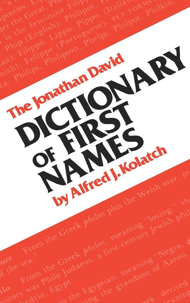 Dictionary of First Names 1