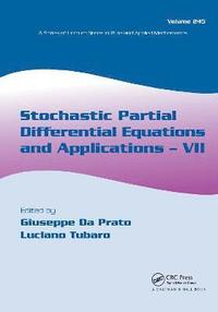 bokomslag Stochastic Partial Differential Equations and Applications - VII
