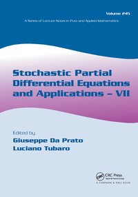 bokomslag Stochastic Partial Differential Equations and Applications - VII