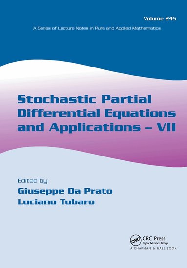 Giuseppe Da Prato, Luciano Tubaro - Stochastic Partial Differential Equations and Applications - VII, Häftad