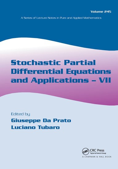 bokomslag Stochastic Partial Differential Equations and Applications - VII