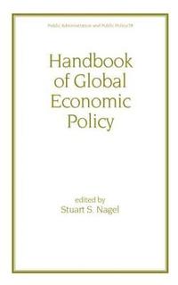bokomslag Handbook of Global Economic Policy