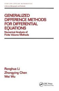 bokomslag Generalized Difference Methods for Differential Equations