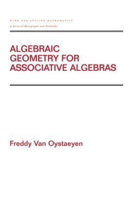 bokomslag Algebraic Geometry for Associative Algebras