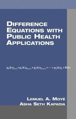 bokomslag Difference Equations with Public Health Applications