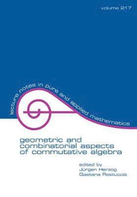 bokomslag Geometric And Combinatorial Aspects Of Commutative Algebra