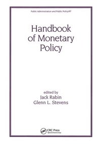 bokomslag Handbook of Monetary Policy