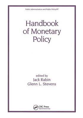 Handbook of Monetary Policy 1