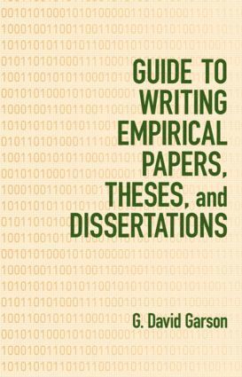 bokomslag Guide to Writing Empirical Papers, Theses, and Dissertations