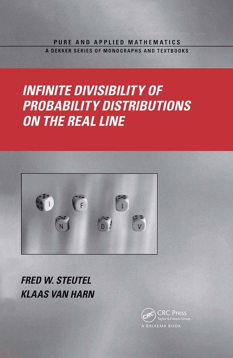 Infinite Divisibility of Probability Distributions on the Real Line 1