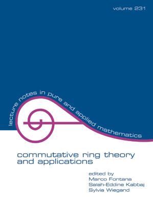 Marco Fontana, Salah-Eddine Kabbaj, Sylvia Wiegand - Commutative Ring Theory and Applications, Häftad