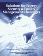 Joyce Wells - Solutions for Energy Security and Facility Management Challenges, Häftad