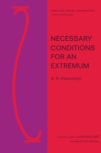 bokomslag Necessary Conditions for an Extremum