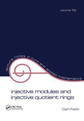 Injective Modules and Injective Quotient Rings 1