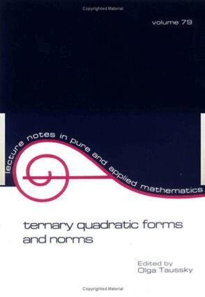 O. Taussky - Ternary Quadratic Forms and Norms, Häftad