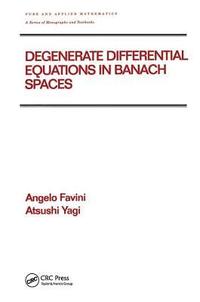 bokomslag Degenerate Differential Equations in Banach Spaces