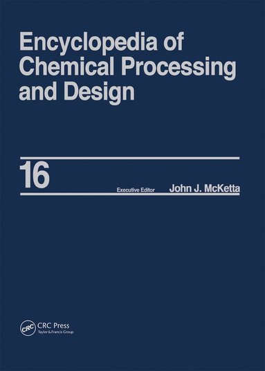 bokomslag Encyclopedia of Chemical Processing and Design