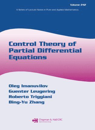 bokomslag Control Theory of Partial Differential Equations