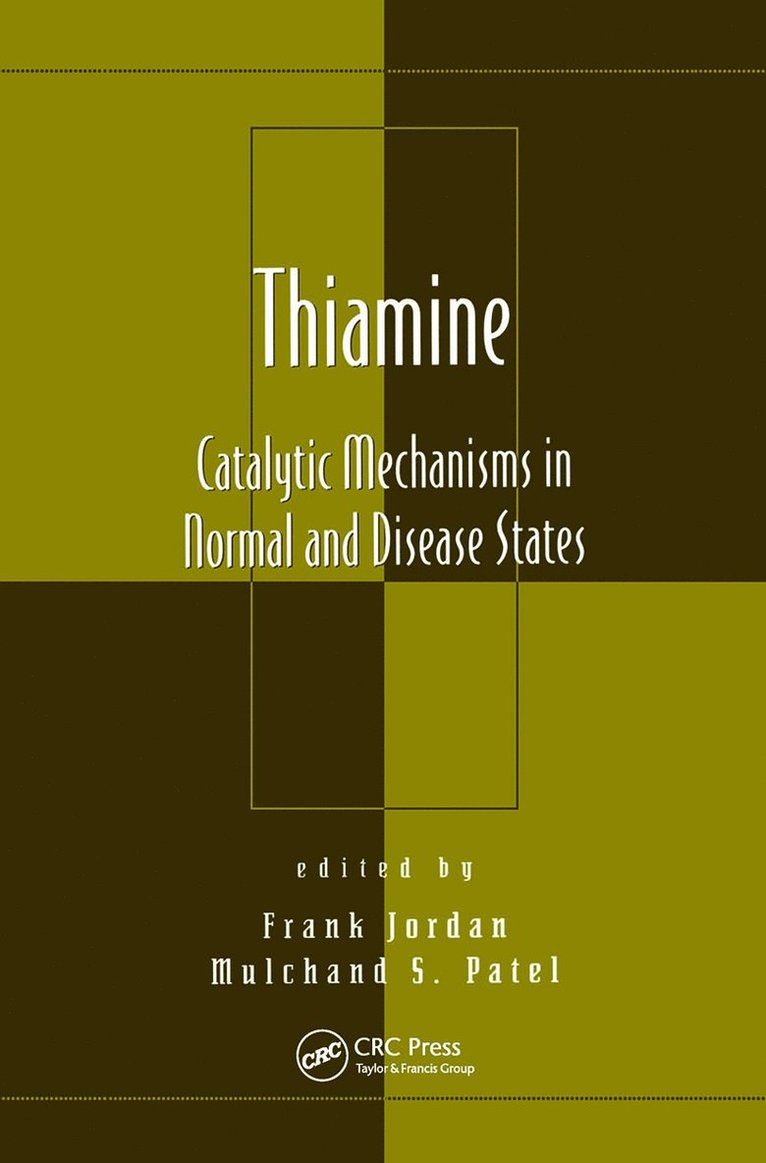 Frank Jordan, Mulchand S. Patel - Thiamine, Inbunden