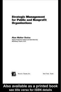 bokomslag Strategic Management for Public and Nonprofit Organizations