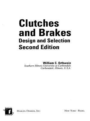 Clutches and Brakes 1