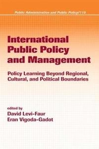 bokomslag International Public Policy and Management