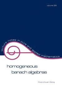 bokomslag Homogeneous Banach Algebras