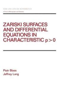 bokomslag Zariski Surfaces and Differential Equations in Characteristic P &lt; O