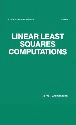 Linear Least Squares Computations 1