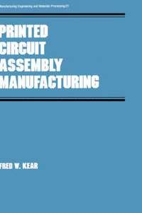 bokomslag Printed Circuit Assembly Manufacturing