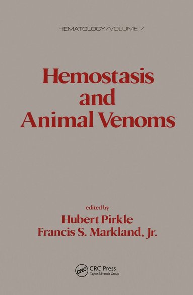 bokomslag Hemostasis and Animal Venoms