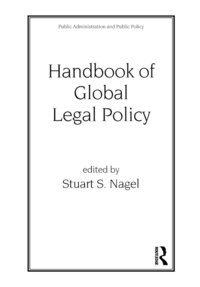 bokomslag Handbook of Global Legal Policy