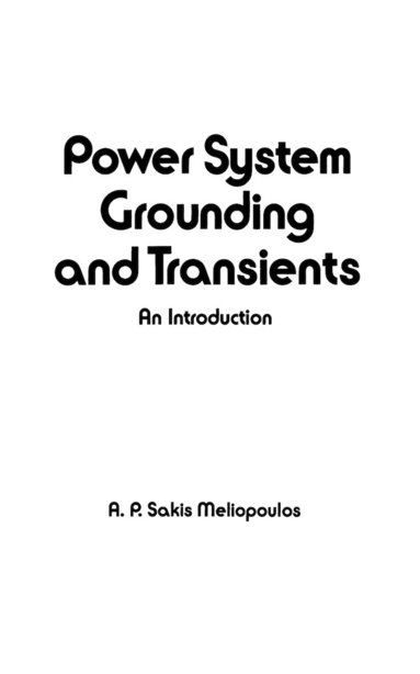 bokomslag Power System Grounding and Transients