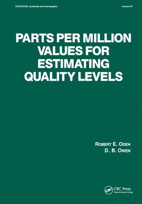 Parts per Million Values for Estimating Quality Levels 1