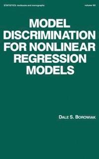 bokomslag Model Discrimination for Nonlinear Regression Models