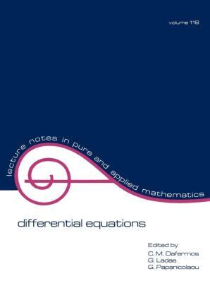 C. M. Dafermos, G. Ladas, G. Papanicolaou - Differential Equations, Häftad