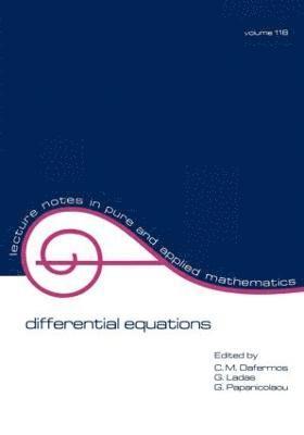 C. M. Dafermos, G. Ladas, G. Papanicolaou - Differential Equations, Häftad