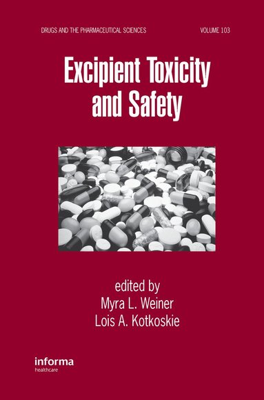 bokomslag Excipient Toxicity and Safety