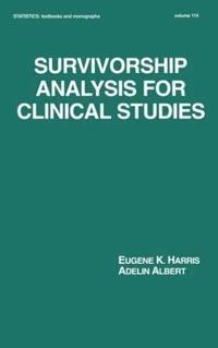 bokomslag Survivorship Analysis for Clinical Studies