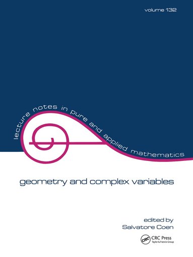 S. Coen - Geometry and Complex Variables, Häftad